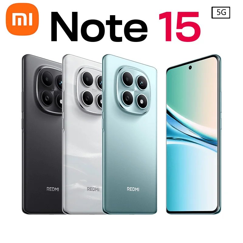 Xiaomi Redmi Note 15 - Snapdragon 6, 50MP Camera